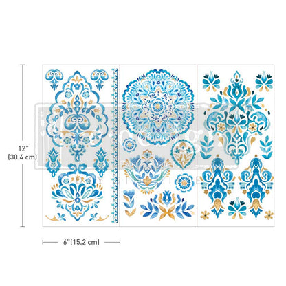 Redesign Decor transfer-Artisanal Tile 3 sheets