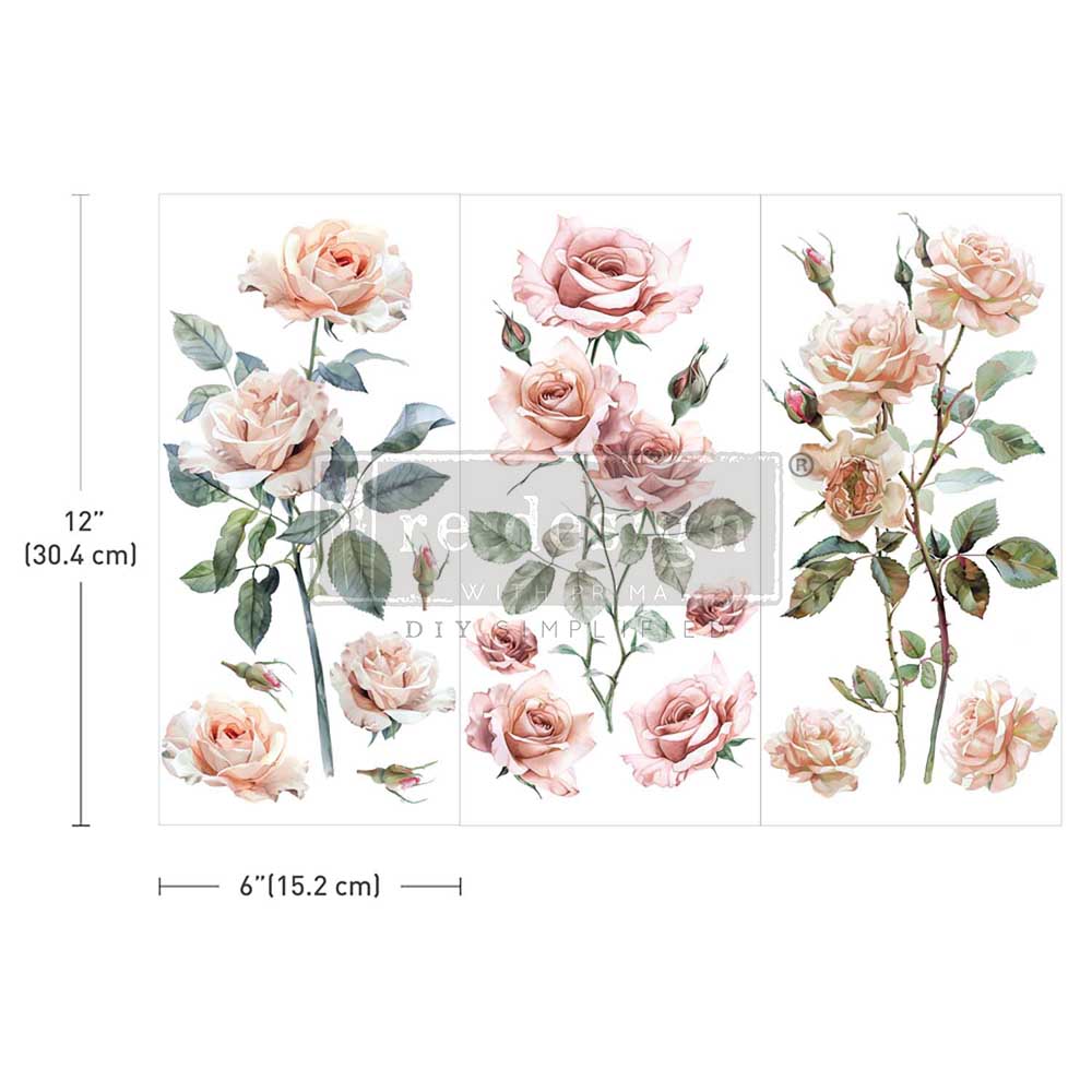 Redesign Decor transferBlush Symphony Small 3 sheets