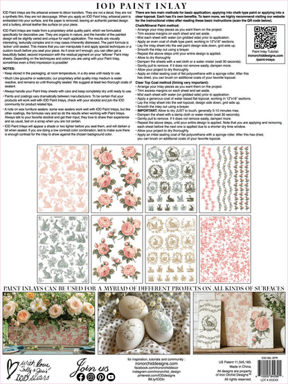 NEW: IOD Paint Inlay-Spring Melody