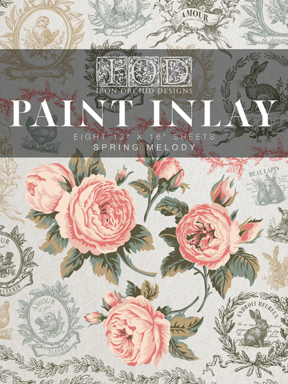 NEW: IOD Paint Inlay-Spring Melody