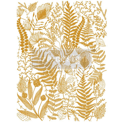 Redesign KACHA Decor Transfer -Foliage Finesse-Gold