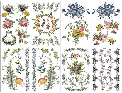 IOD Transfer: Fairy Tale Florals