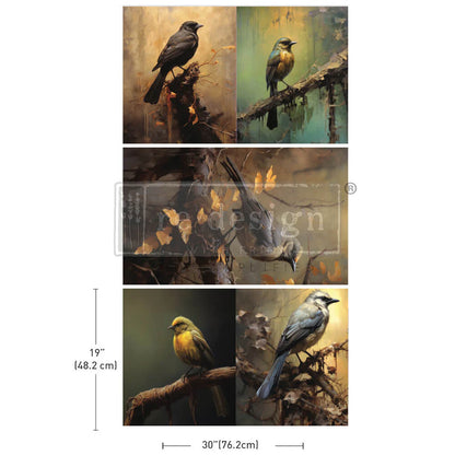 ReDesign Decoupage Tissue -Avian Dreamscape-3 Stunning designs