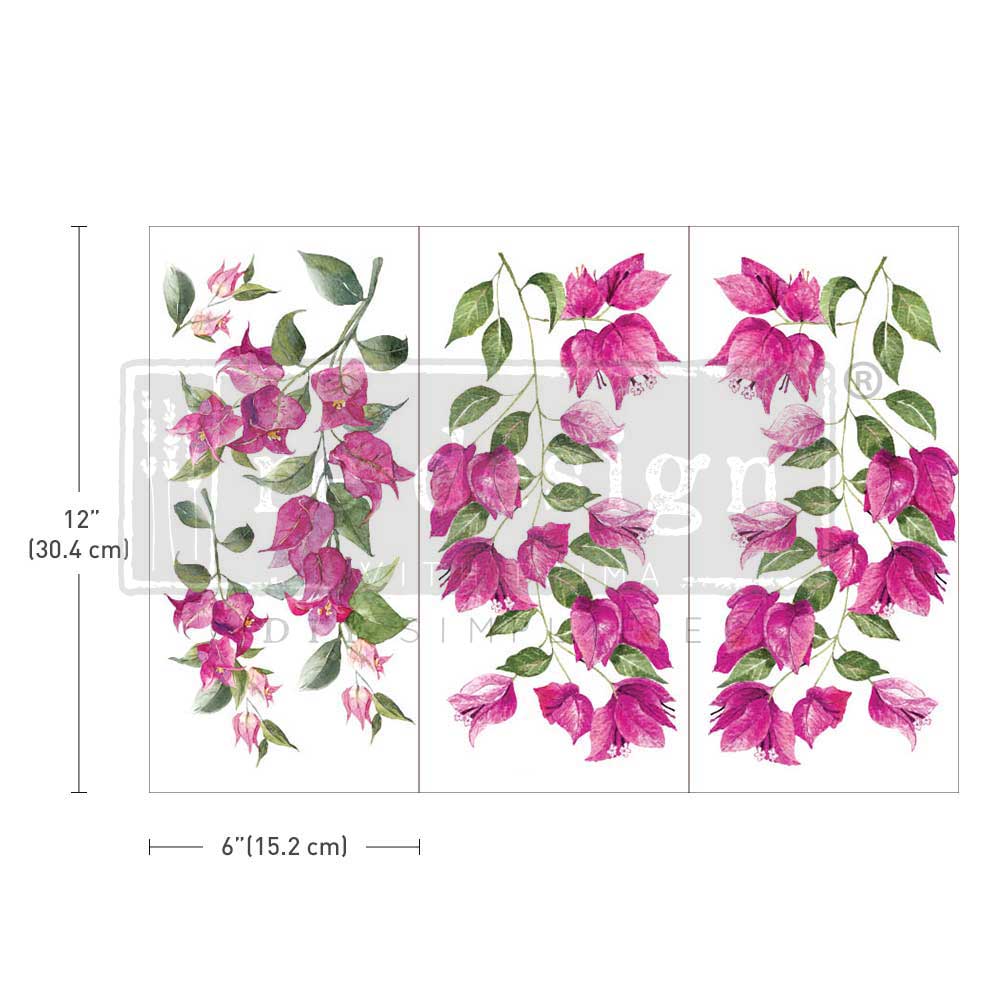 Redesign Decor transfer-Wild Flowers-Small 3 sheets